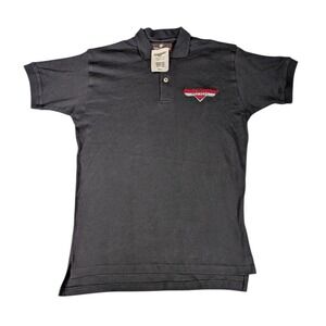 Harley Davidson New York Cafe Mens Polo Shirt Black Small NWT Embroidered Logo